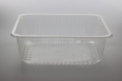 Vanička zatavovací PP 227x178x80mm 1D žebrovaná