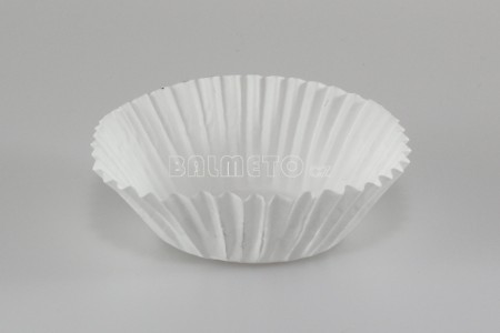 Košíček cukrářský 40/24mm bílý