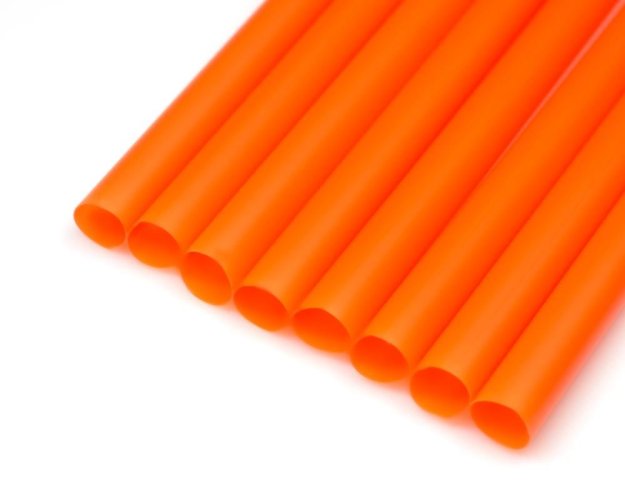 Brčko 255/8mm jumbo oranžové / opakovaně použitelné