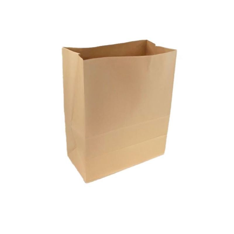 Sáček PAP 320x160x420mm obdélníkové dno hnědý