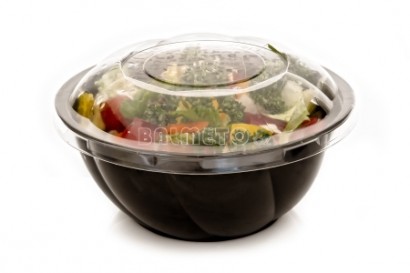 Miska na salát OPS 670ml černá C155