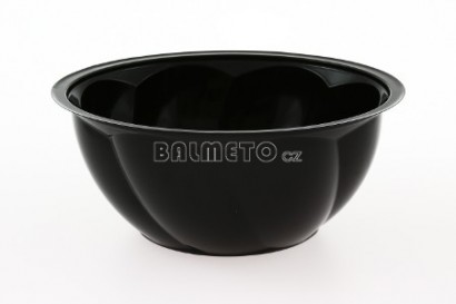 Miska na salát OPS 1250ml černá tulipán