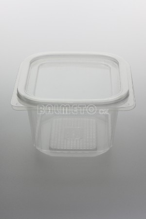 Krabička s int.víčkem PP 375ml obdelníková DELI