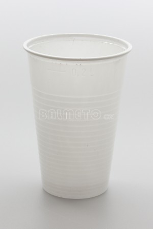 Kelímek na nápoje PP 200ml/70mm bílý