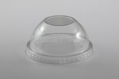 Víčko na kelímek PET 78mm vypouklé
