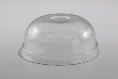 Víčko na kelímek PET 95mm vypouklé