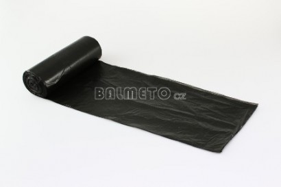 Pytel do koše HDPE 60L 60x80cm/9mic černý