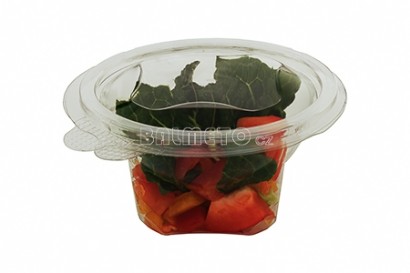 Krabička s int.víčkem PET 250ml čtvercové dno