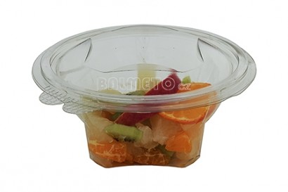 Krabička s int.víčkem PET 375ml čtvercové dno