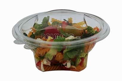 Krabička s int.víčkem PET 750ml/174x177x73mm čtvercové dno