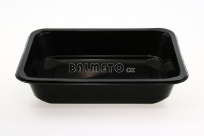 Vanička zatavovací PP 227x178x50mm 1D černá B