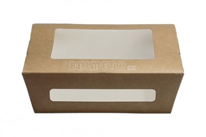 Krabička s okénkem na salát 600 ml