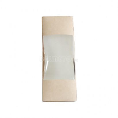 Krabička na sendvič PAP 130x130/60mm hnědá ECO SANDWICH 60