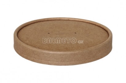 Víčko na misku polévka PAP 770ml hnědé