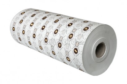 Balicí papír v roli 50cm/30g bílý s potiskem pekař/cukrář