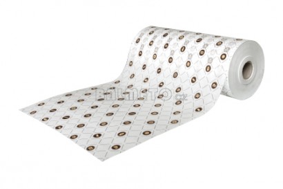 Balicí papír v roli 50cm/30g bílý s potiskem pekař/cukrář