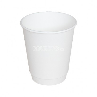 Kelímek na teplé nápoje PAP/PE DW 300ml/90mm bílý