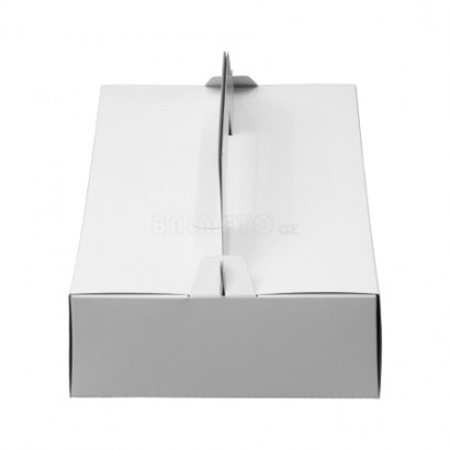 Krabička s uchem PAP 27x18/8cm bílá