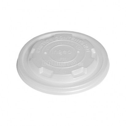 Víčko na misku polévka 400/800ml PLA 115mm bílé