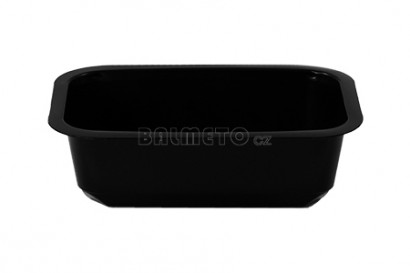 Vanička zatavovací na polévku PP 160x110x47mm 450ml černá RU