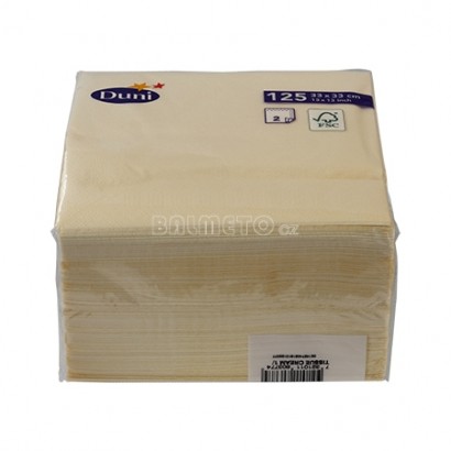 Ubrousky 33x33cm 2-vrstvé tmavě šedé