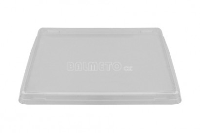 Krabička na salát PAP/BOPP 150x150/48mm hnědo/bílá 900ml