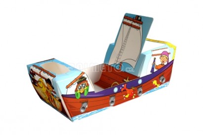 Párty miska loď PAP 293x200x50mm Pirátská galeona