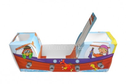 Párty miska loď PAP 293x200x50mm Pirátská galeona