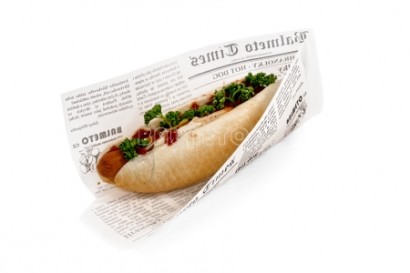 Sáček na hot-dog PAP 220x80mm BALMETO TIMES lodička