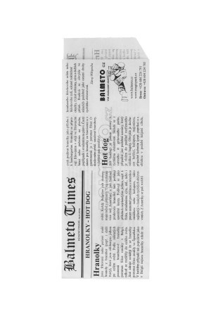 Sáček na hot-dog PAP 220x80mm BALMETO TIMES lodička