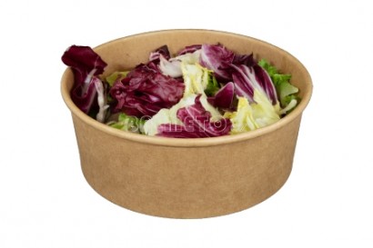Miska na salát PAP 500ml/150x45mm hnědá