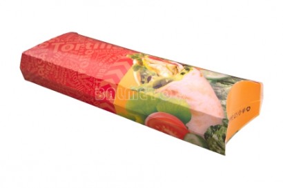 Krabička na tortilu PAP 210x94/32mm s potiskem