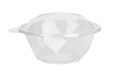 Krabička s int.víčkem PET 800ml/175x92mm kulatá diamant