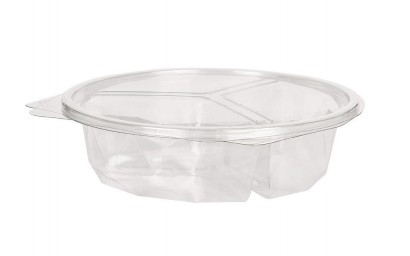 Krabička s int.víčkem PET 3x190ml kulatá diamant