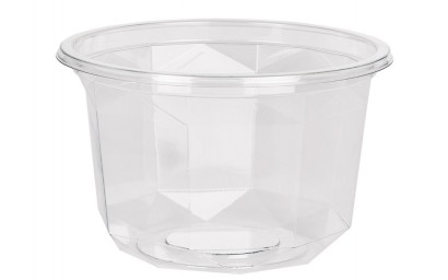 Miska na salát PET 400ml diamant