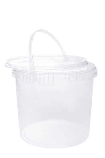 Kbelík PP 5000ml/213x190mm s pojistkou/ouškem + víčko