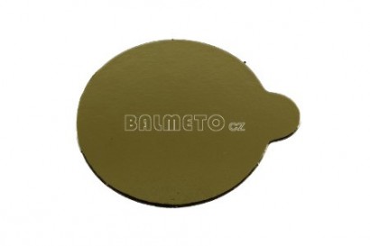 Tácek PAP průměr 70mm zlatý
