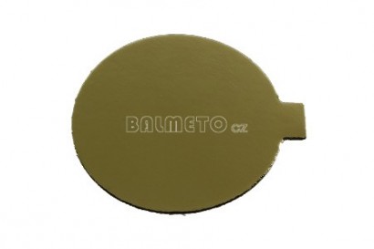 Tácek PAP průměr 80mm zlatý