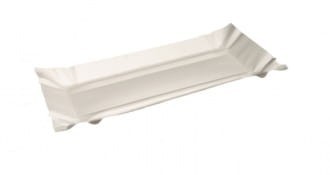 Tácek PAP 140x330/10mm bílý zvýšený