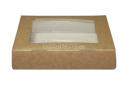 Krabička s okénkem PAP/BOPP 200x200/45mm