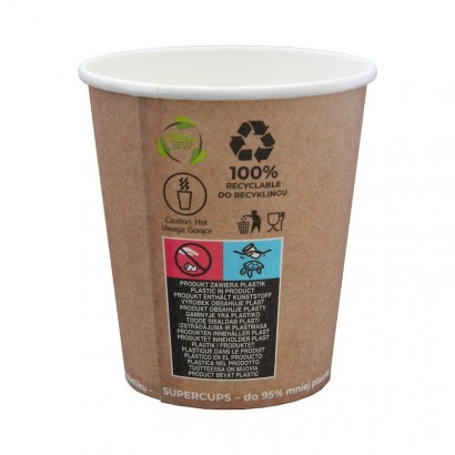 Kelímek na teplé nápoje PAP 150ml/70mm bílý