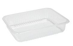 Vanička zatavovací PP 227x178x80mm 1D žebrovaná