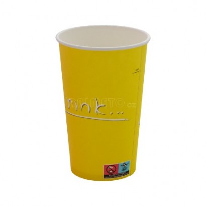 Kelímek na studené nápoje PAP/PE 400ml/90mm DRINK