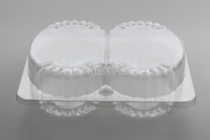 Krabička s int.víčkem OPS 160x135x56mm 2 chlebíčky