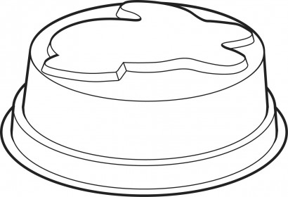Miska na aspik OPS 150ml 123x40mm zajíc