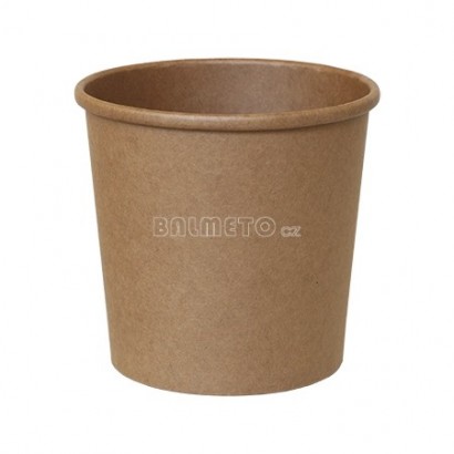 Miska na polévku PAP 1000ml/140x104mm hnědá