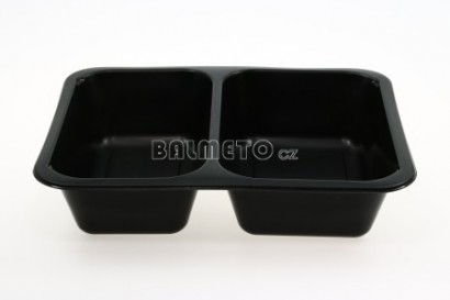 Vanička zatavovací PP 227x178x40mm 2D černá B