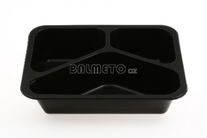 Vanička zatavovací PP 227x178x50mm 3D černá B