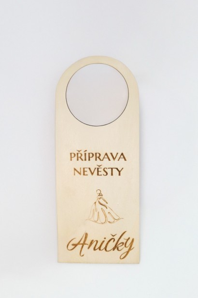 Svatební cedulka na kliku