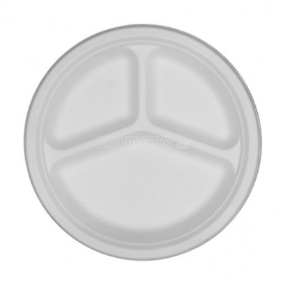 Talíř TŘTINA 260/20mm 3D bílý